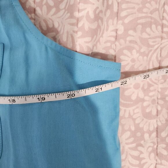 NWT J. Jill Womens Tidal Blue Button Up Shirt - Picture 5 of 6